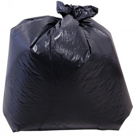 SACS-POUBELLE 130L Noir - 35µ