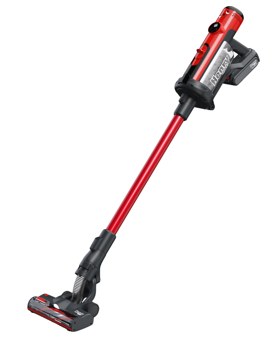ASPIRATEUR BATTERIE NUMATIC - HENRY QUICK ROUGE - 913928 - AVEC UNE BATTERIE