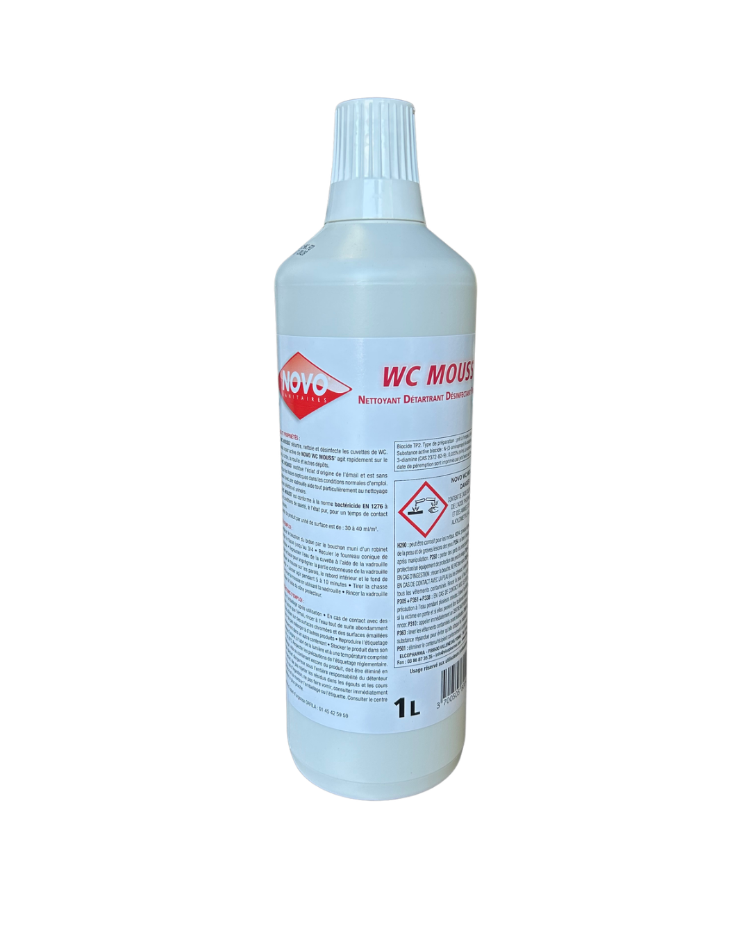 NETTOYANT D&Eacute;TARTRANT - WC MOUSSE NOVO 1L - WCMOUSS0001D