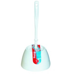 BROSSE + POT WC ENSEMBLE BLANC