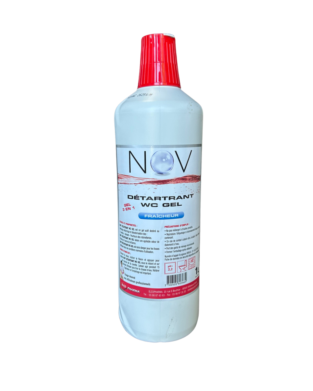 D&Eacute;TARTRANT - NOV GEL WC 1L - NOVGELWC0001A