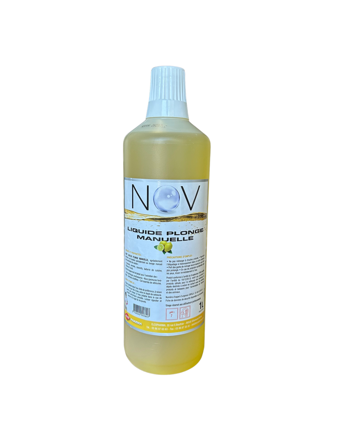 LIQUIDE VAISSELLE - NOV VAISSELLE CITRON 1L - NOVVAIS0010