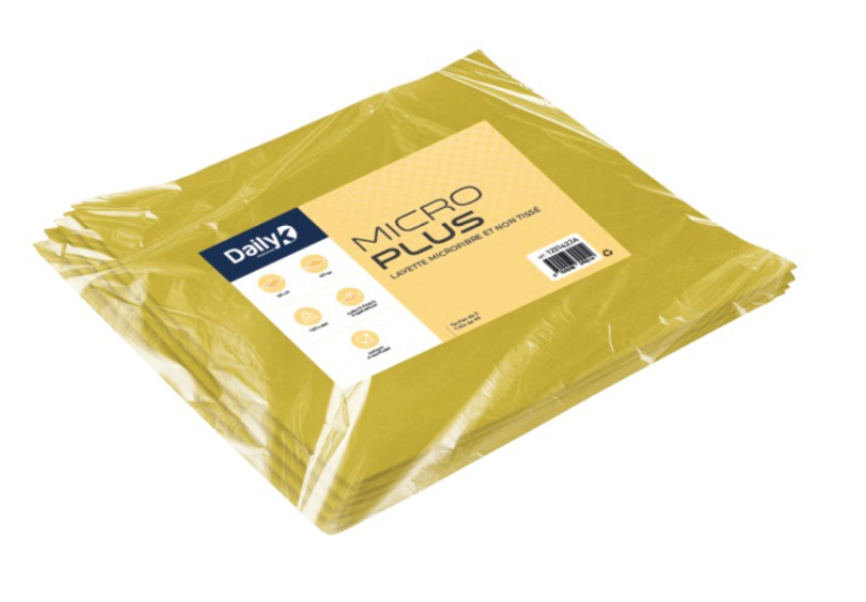 LAVETTE MICROPLUS NON TISSÉE 35x40cm X10