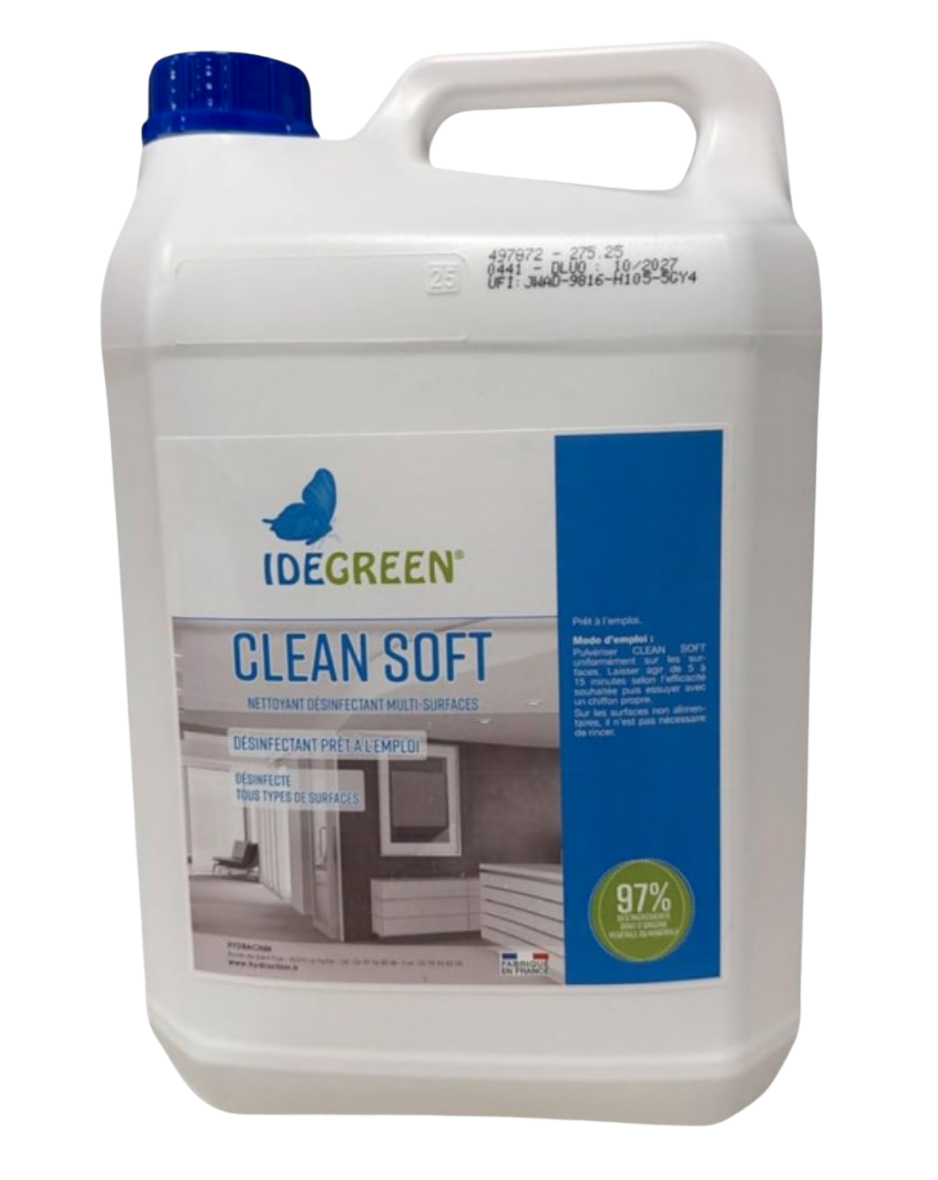 NETTOYANT DESINFECTANT MULTI-SURFACES PURE'SOFT - 0441 BIDON 5L - 229753