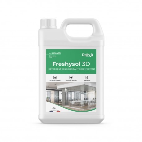 FRESHYSOL 3D DÉTERGENT DÉSINFECTANT DÉSODORISANT - BIDON 5L