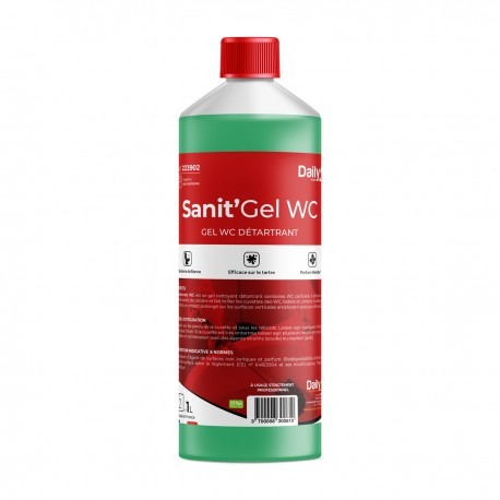 SANIT'GEL WC PARFUM MENTHE   - BIDON 1L