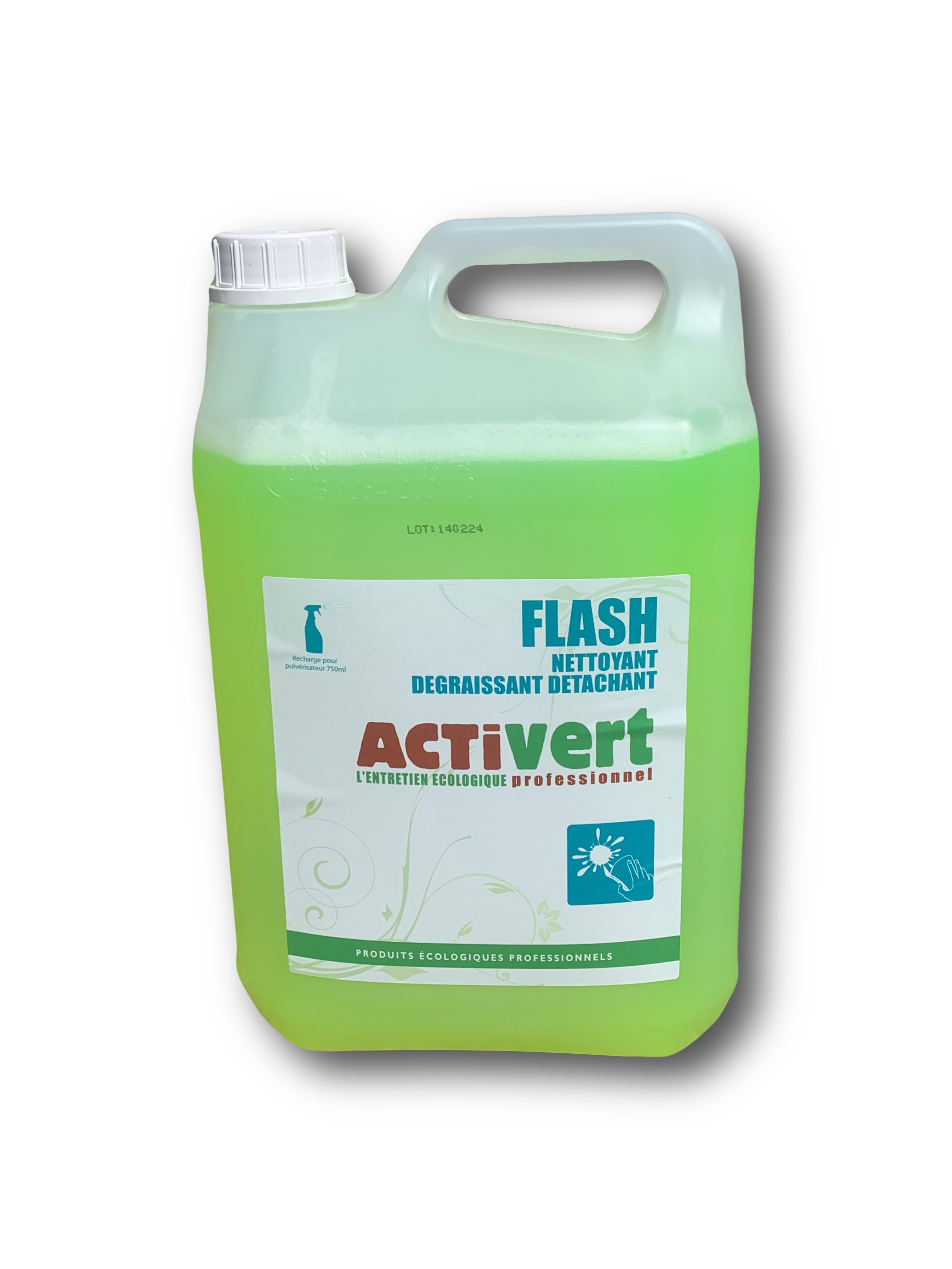 NETTOYANT DEGRAISSANT DETACHANT ACTIVERT - FLASH - ACTIPM5