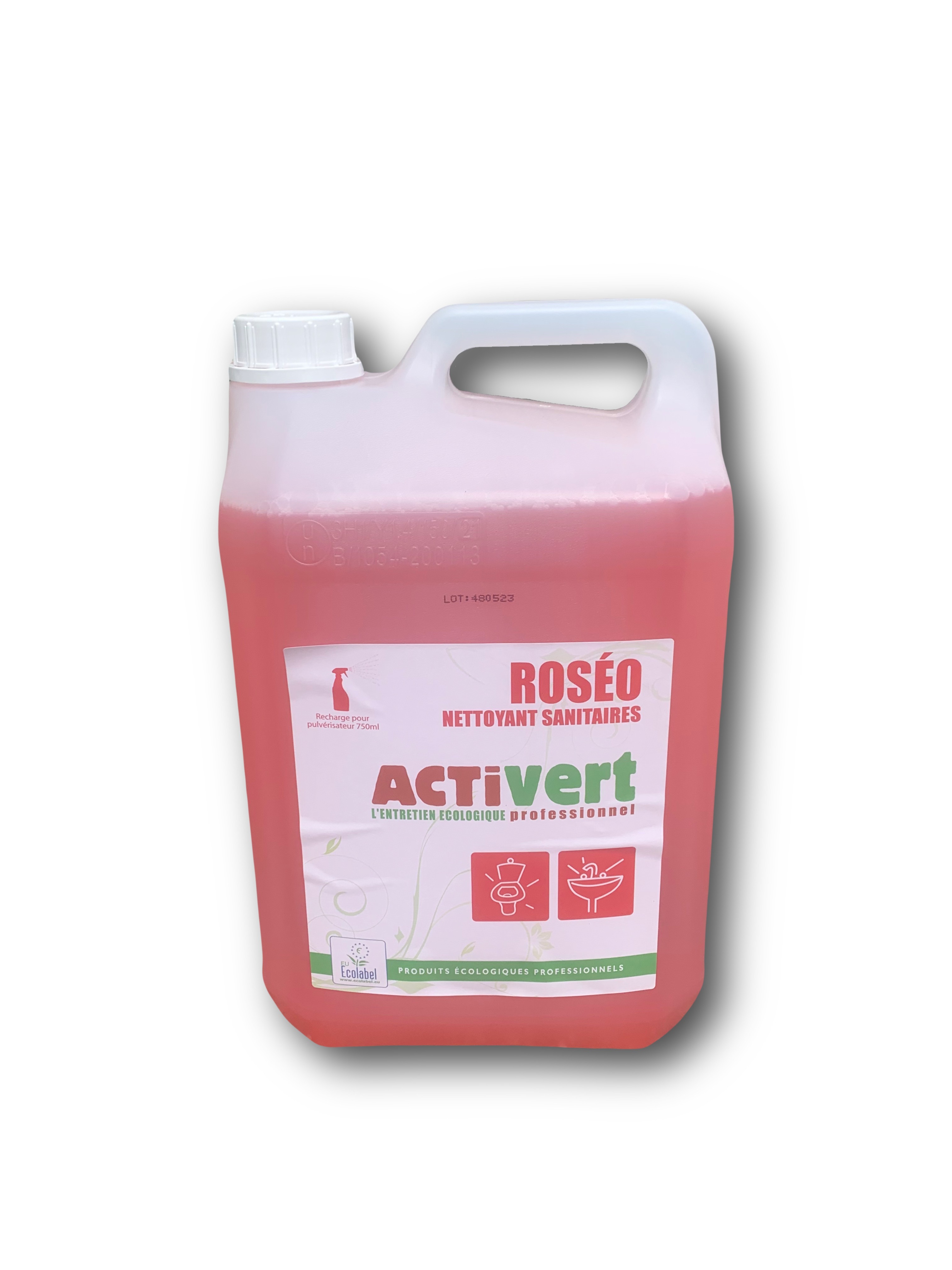 NETTOYANT SANITAIRES ACTIVERT - ROSEO - ACTINS5